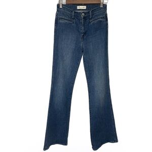 Madewell Flea Market Flare Size 25 Blue Denim Jeans